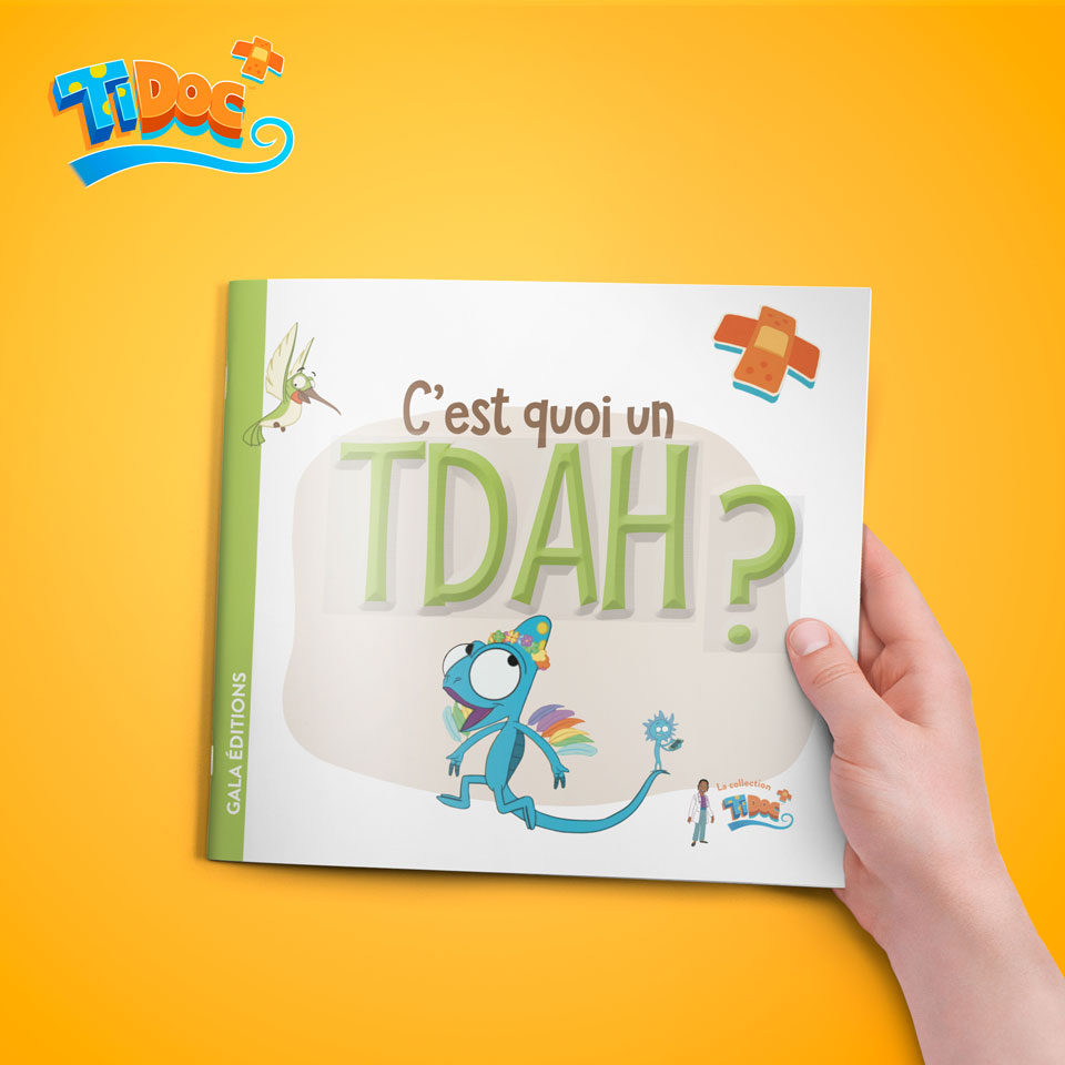 C'est quoi un TDAH? - Un livre amusant et éducatif pour les enfants – TiDoc