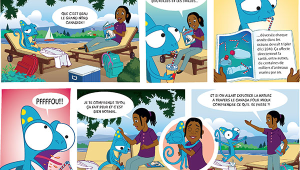TiDoc' Explore, Une bande dessinée pour expliquer l'éco-anxiété aux enfants !